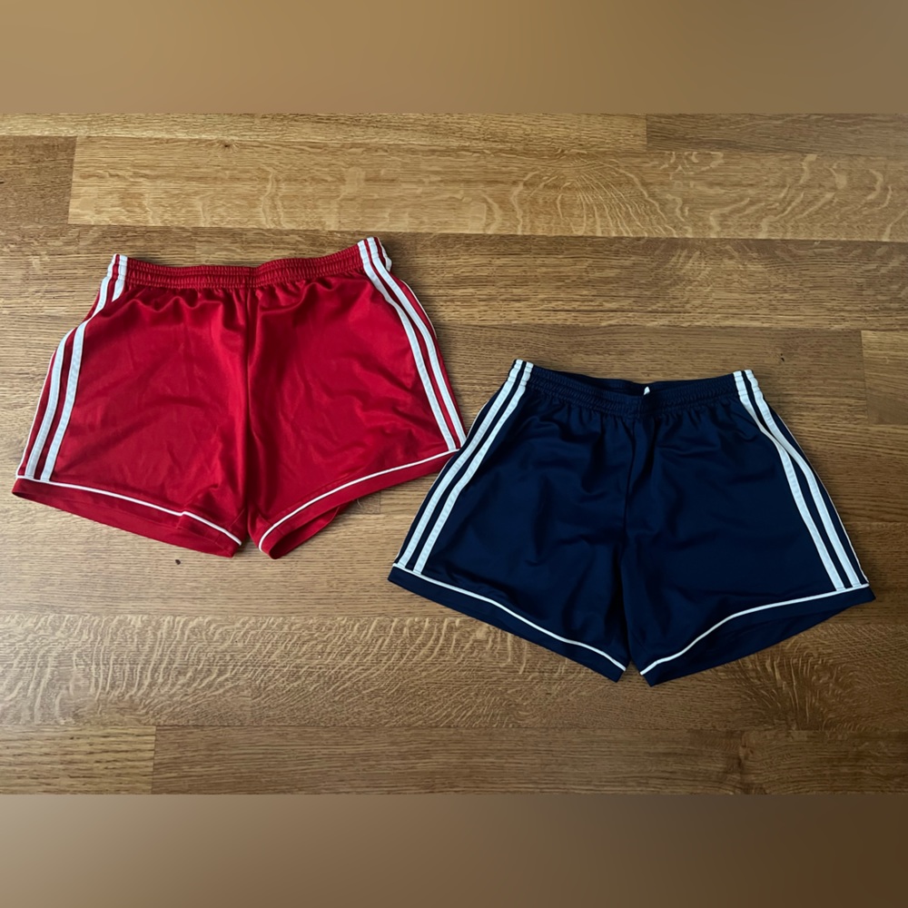 set of 2 pairs of adidas shorts
